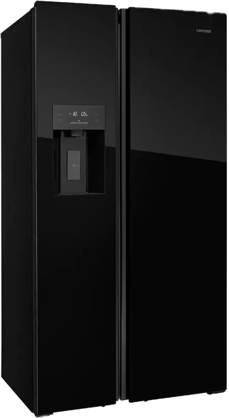 Americká lednice LA7691bc BLACK