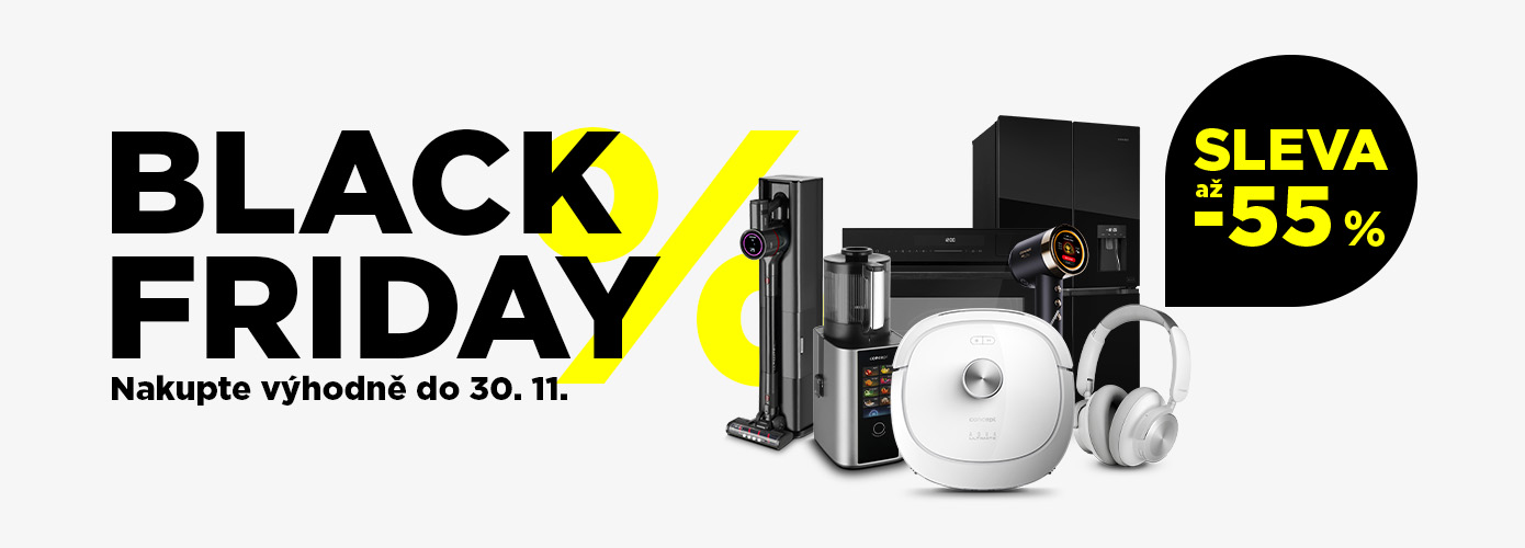 Black Friday – sleva až 55 %, nakupte výhodně do 30. 11.